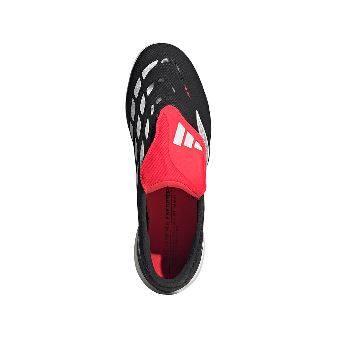 Predator League Fold Over Tongue TF - Core Black / Cloud White / Lucid Red