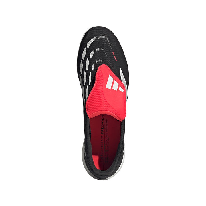 Predator League Fold Over Tongue TF - Core Black / Cloud White / Lucid Red
