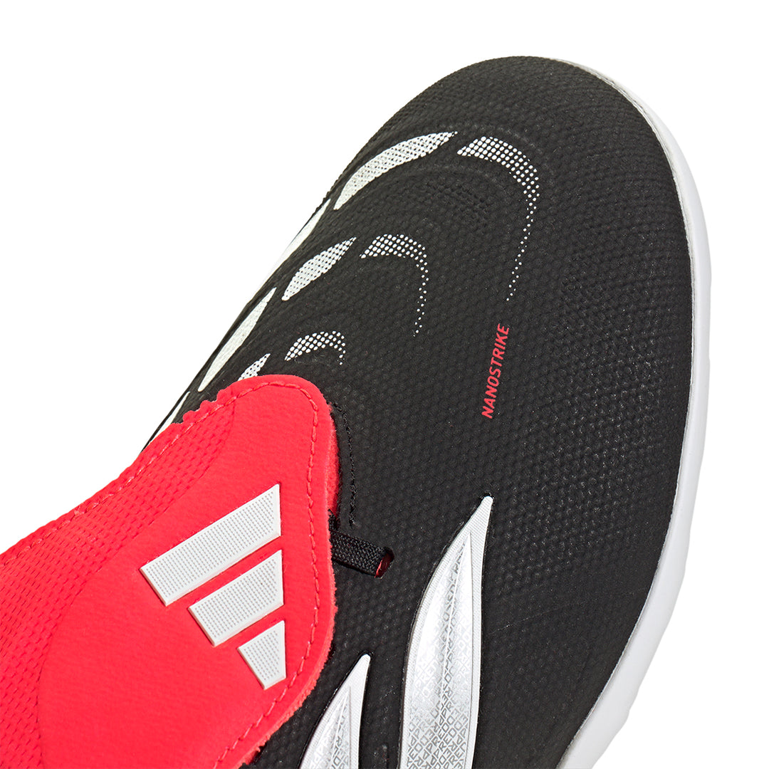 Predator League Fold Over Tongue TF - Core Black / Cloud White / Lucid Red