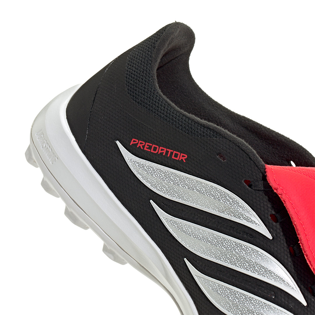 Predator League Fold Over Tongue TF - Core Black / Cloud White / Lucid Red