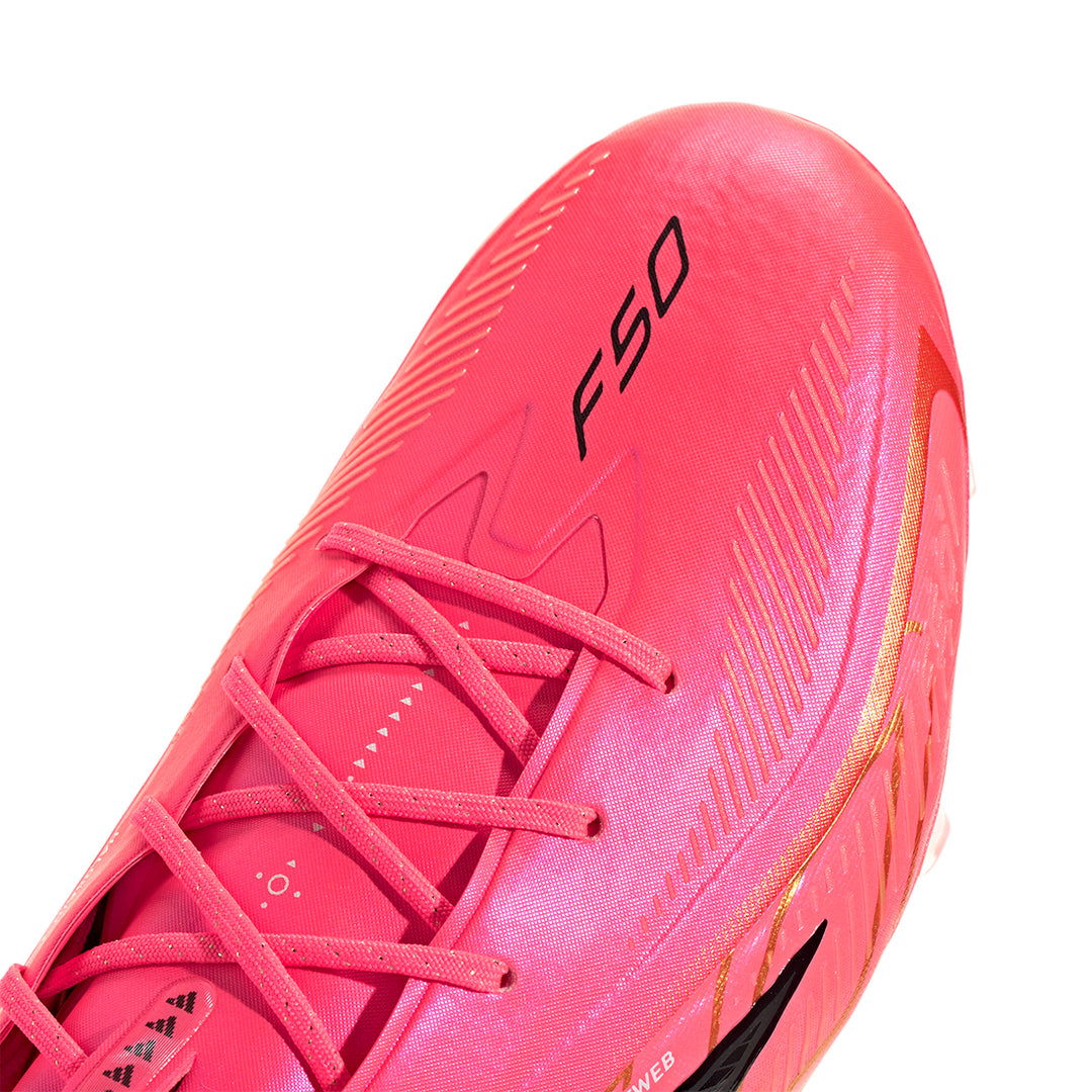 F50 Hyperfast Elite FG - Solar Turbo / Core Black / Gold Metallic
