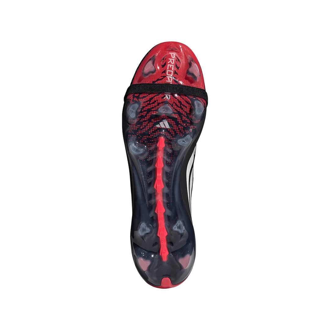 Predator Elite Fold Over Tongue FG - Core Black / Cloud White / Lucid Red