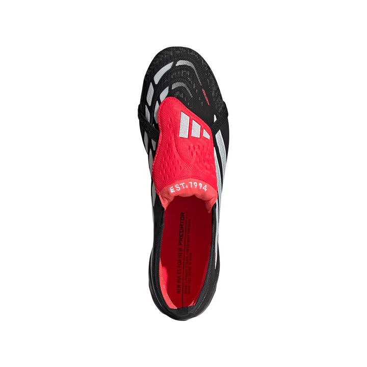 Predator Elite Fold Over Tongue FG - Core Black / Cloud White / Lucid Red