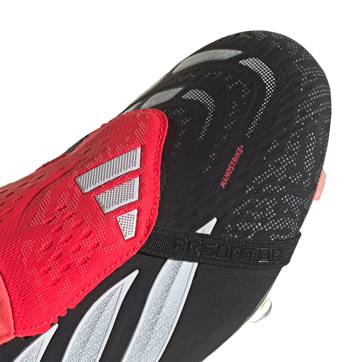 Predator Elite Fold Over Tongue FG - Core Black / Cloud White / Lucid Red