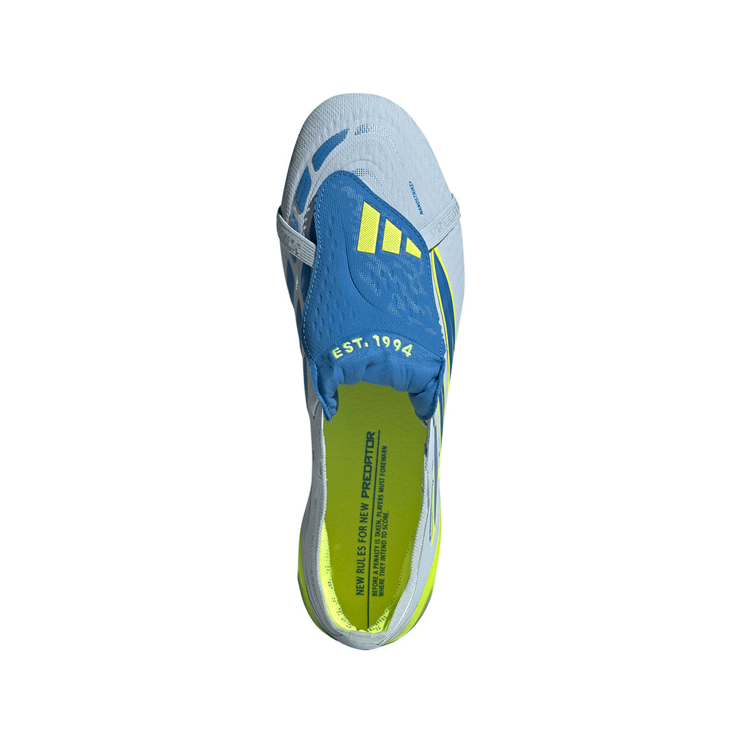 Predator Elite Fold Over Tongue FG - Crystal Sky / Ray Blue / Team Solar Yellow 2