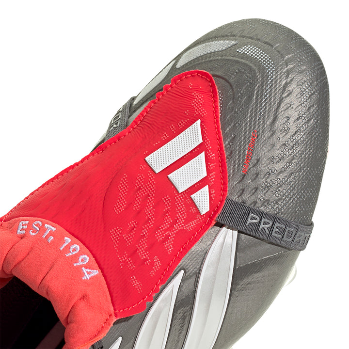 Predator Elite Ft FG - Iron Met./Ftwr White/Lucid Red