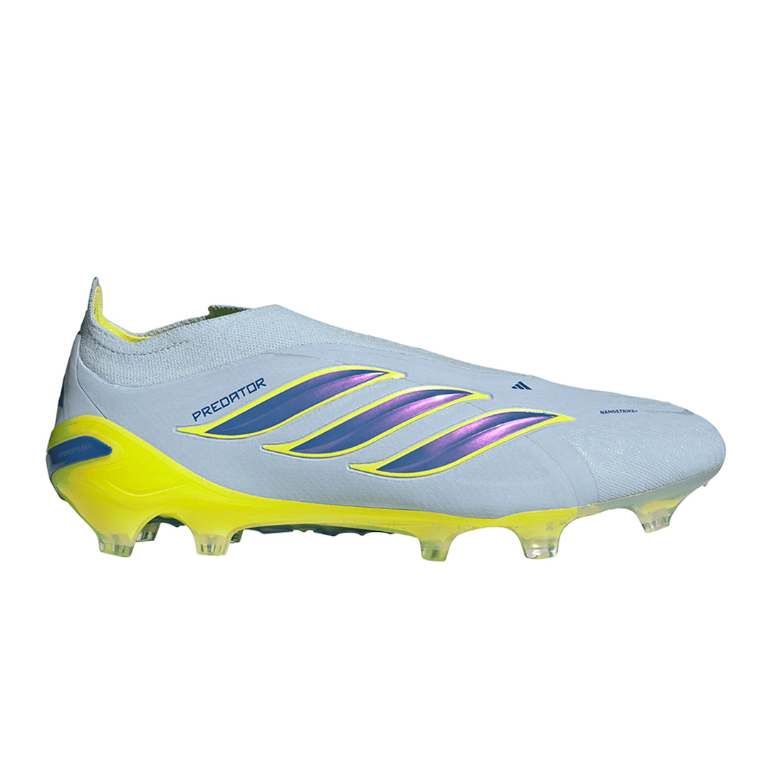 Predator Elite Laceless FG - Crystal Sky / Ray Blue / Team Solar Yellow 2