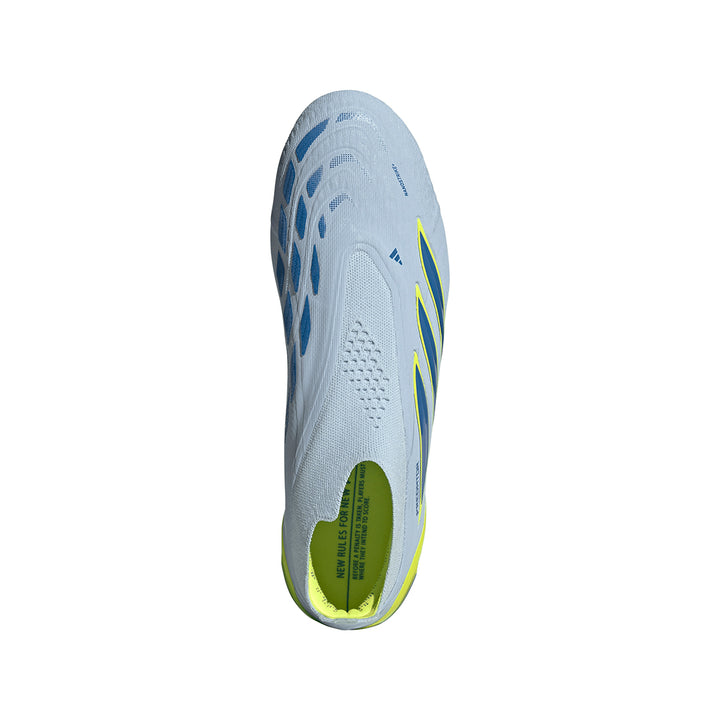 Predator Elite Laceless FG - Crystal Sky / Ray Blue / Team Solar Yellow 2