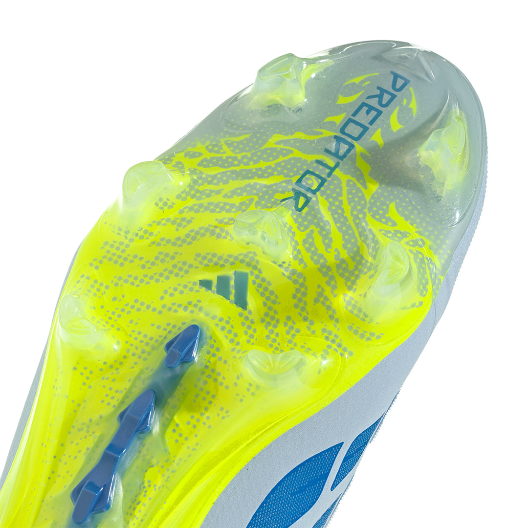 Predator Elite Laceless FG - Crystal Sky / Ray Blue / Team Solar Yellow 2