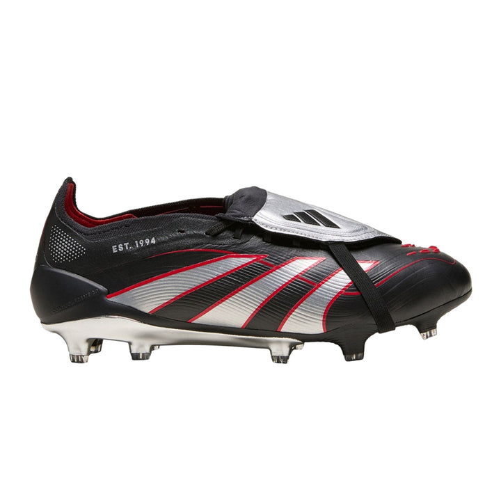 Predator Elite FT FG BSR - Core Black/Silver Met./Vivid Red