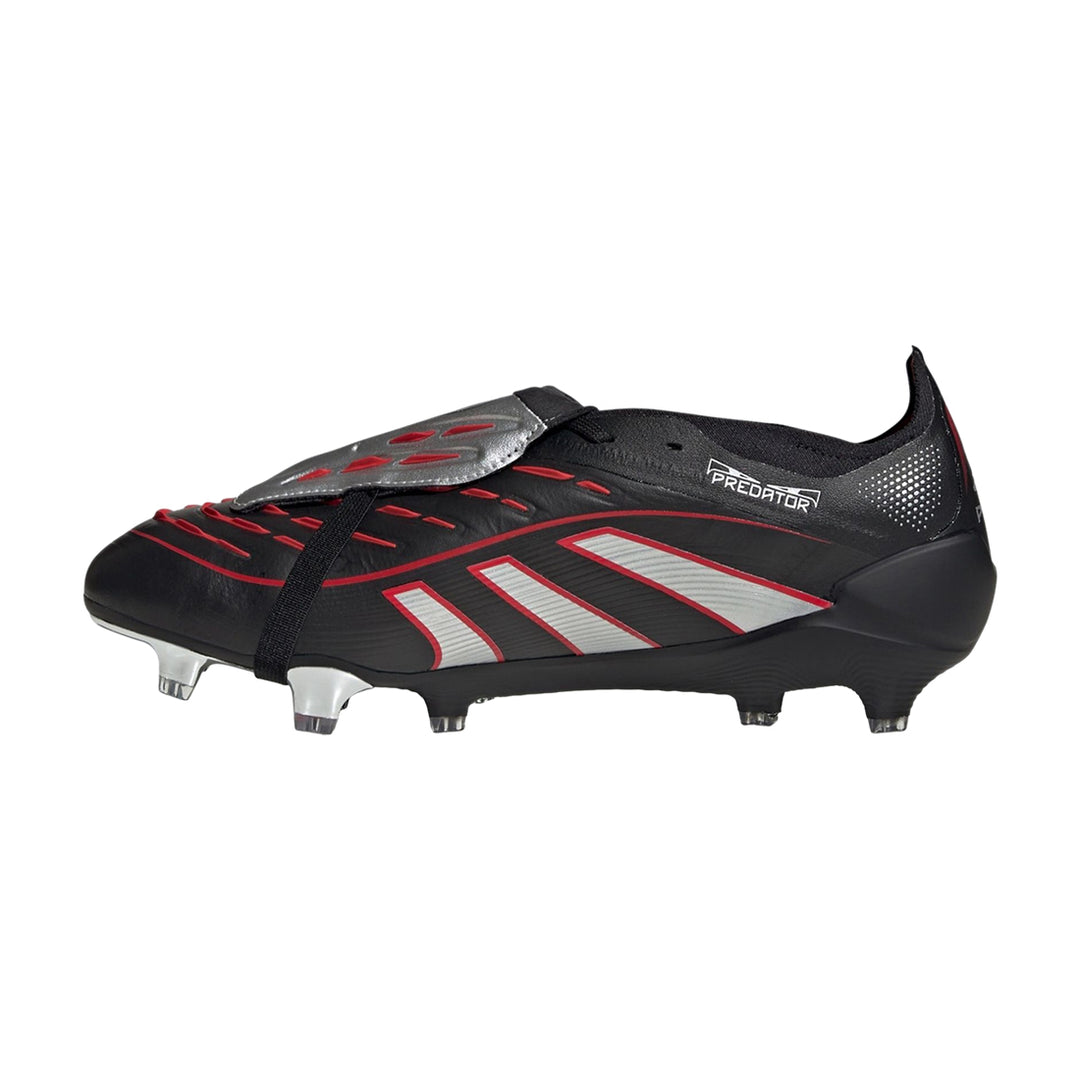 Predator Elite FT FG BSR - Core Black/Silver Met./Vivid Red