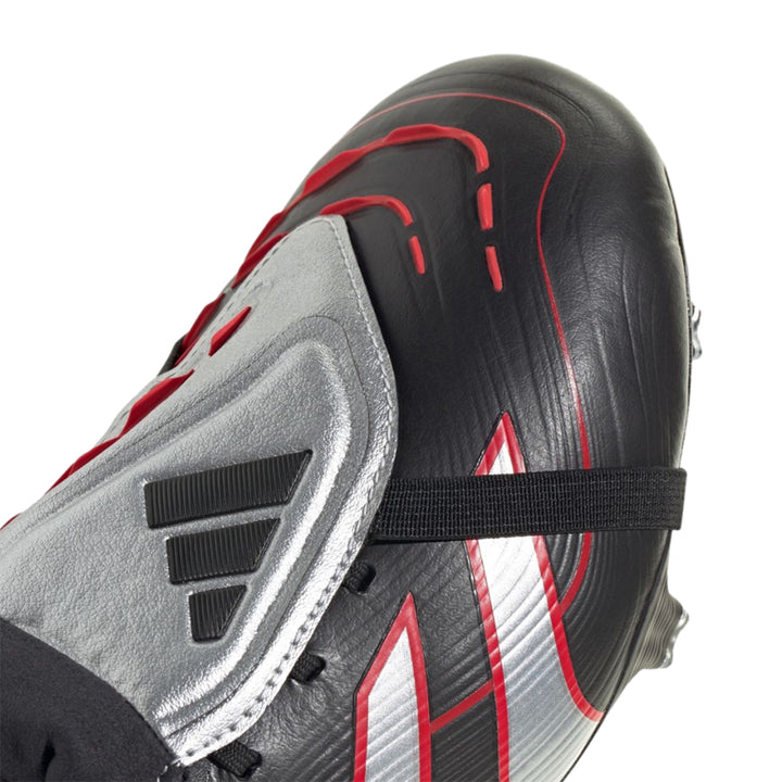 Predator Elite FT FG BSR - Core Black/Silver Met./Vivid Red