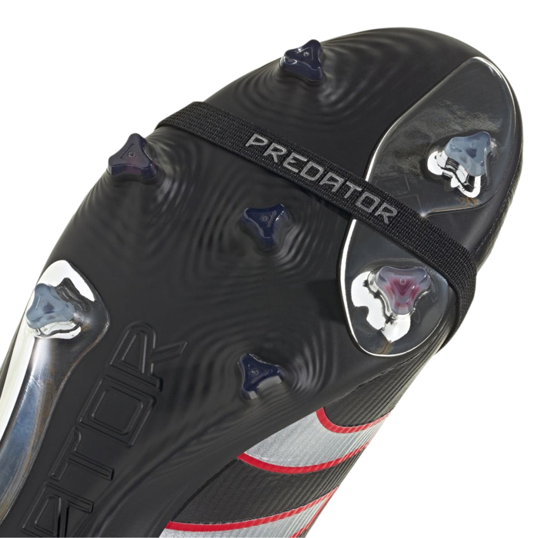 Predator Elite FT FG BSR - Core Black/Silver Met./Vivid Red