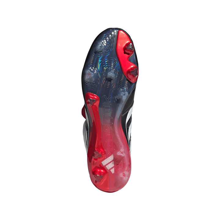 Predator Precision Elite FG - Core Black/ White/Collegiate Red