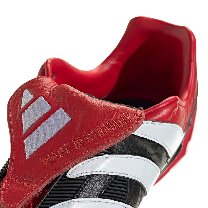 Predator Precision Elite FG - Core Black/ White/Collegiate Red