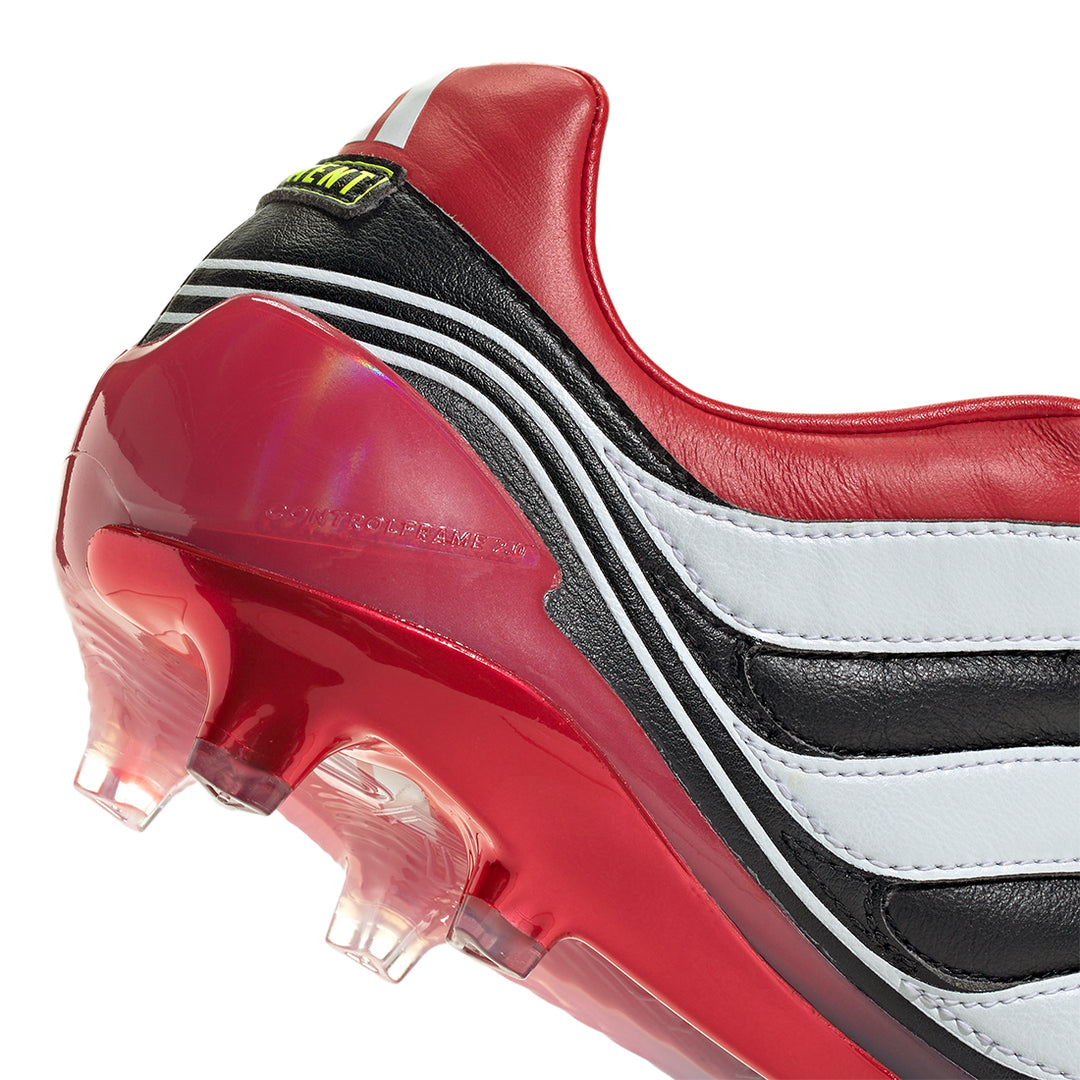 Predator Precision Elite FG - Core Black/ White/Collegiate Red