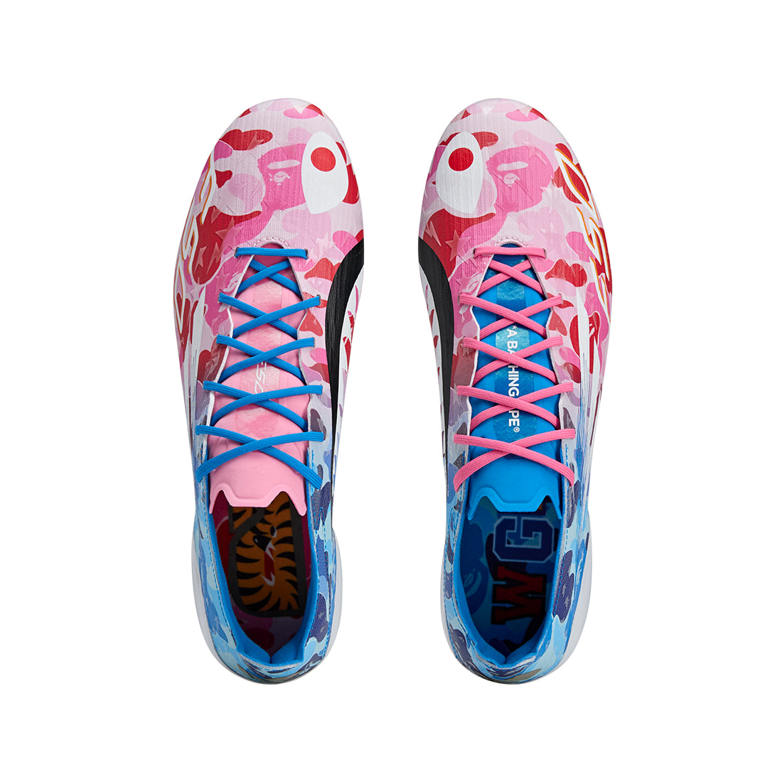 シューズ F50 ELITE FG BAPE 8 US adidas Originals x BAPE F50 Elite FG Blue, Pink JS0573 | FOOTDISTRICT
