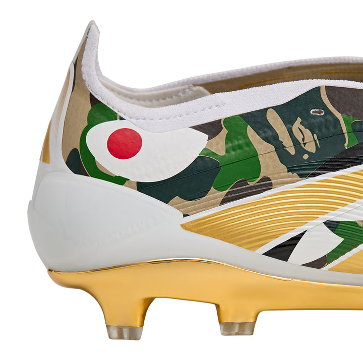 Predator Elite FT FG Bape - Hemp/Gold Met/Ftwr White