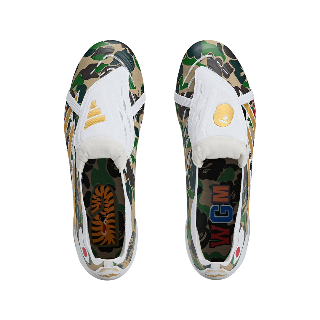 Predator Elite FT FG Bape - Hemp/Gold Met/Ftwr White