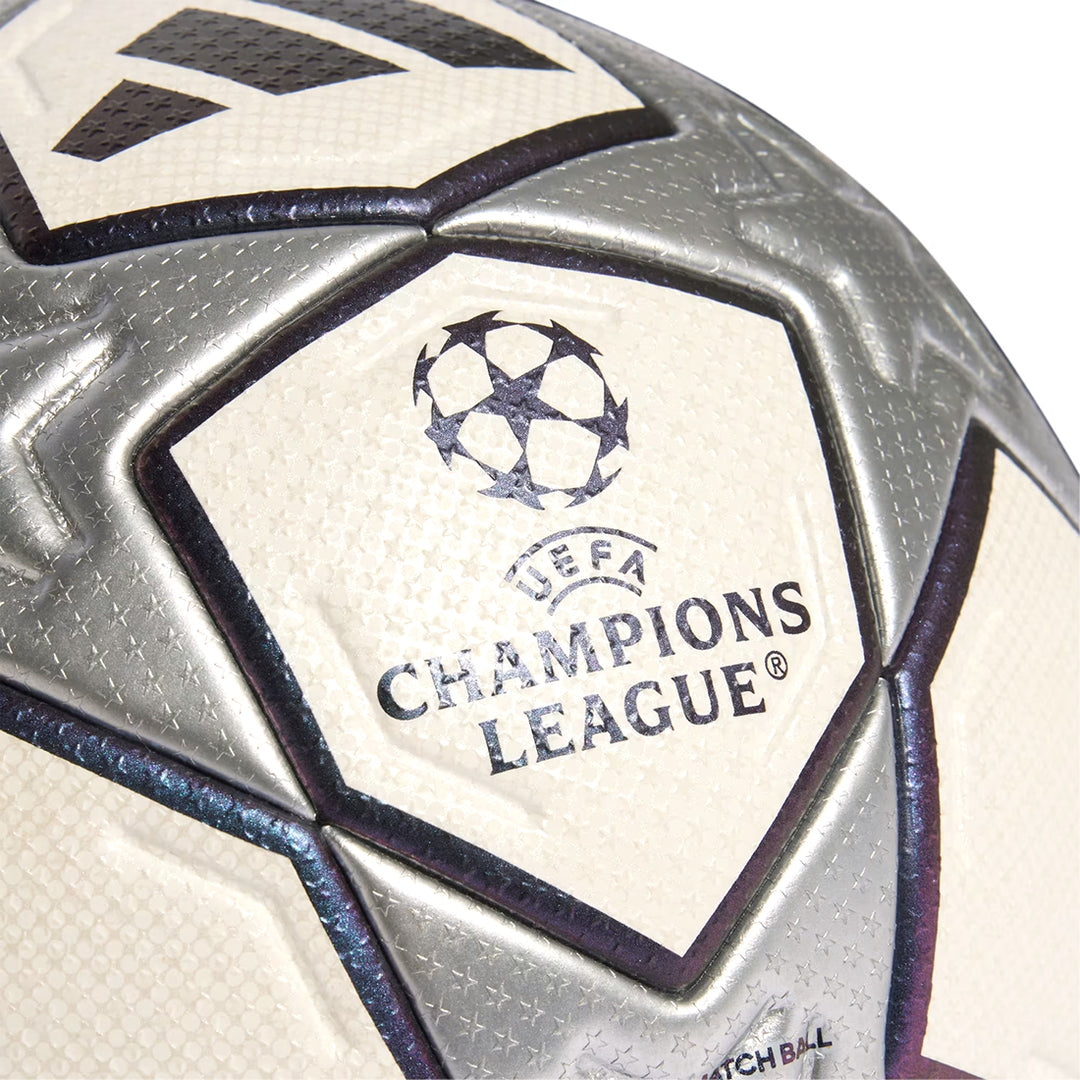UEFA Champions League Pro 3rd Ball - White/Silver Met.