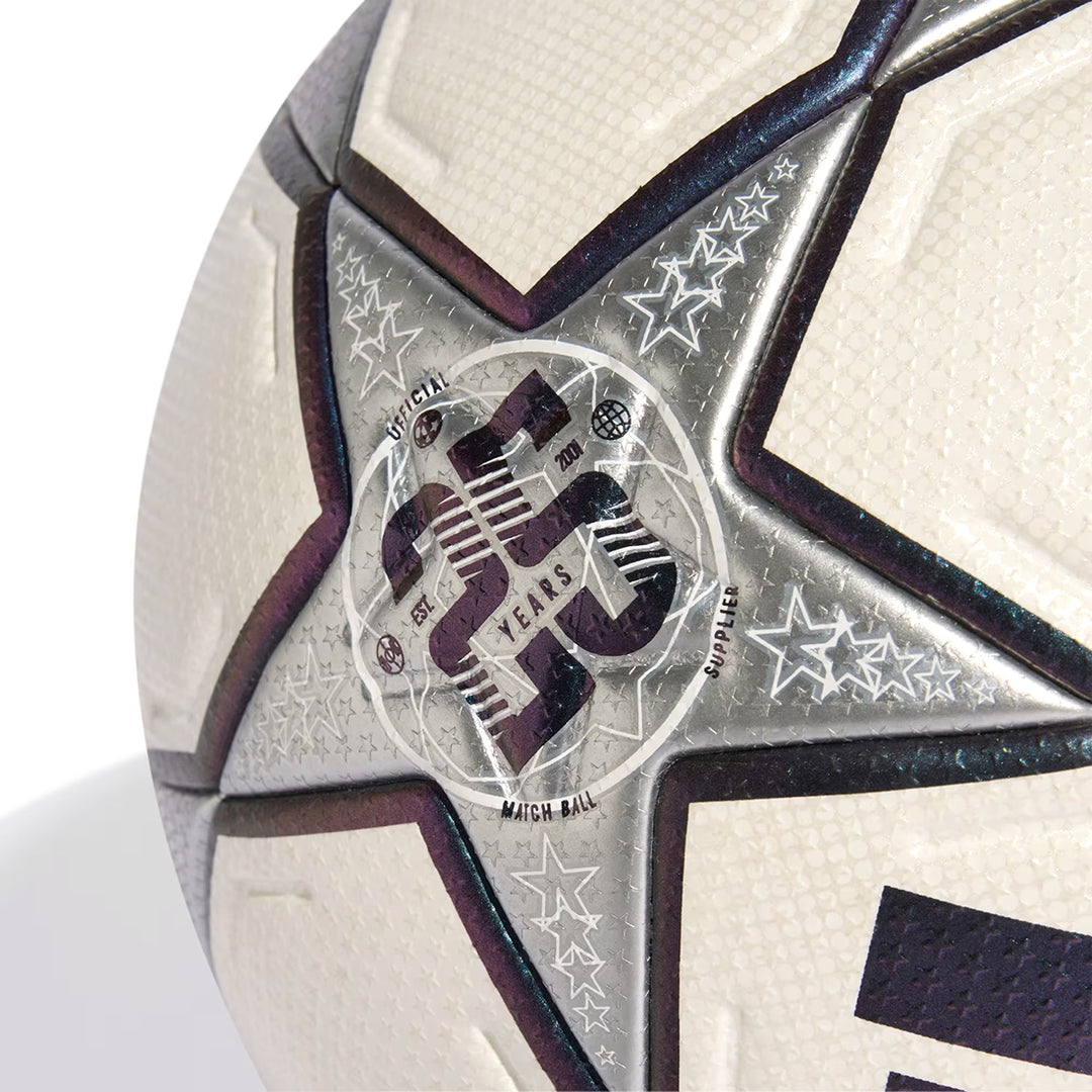UEFA Champions League Pro 3rd Ball - White/Silver Met.