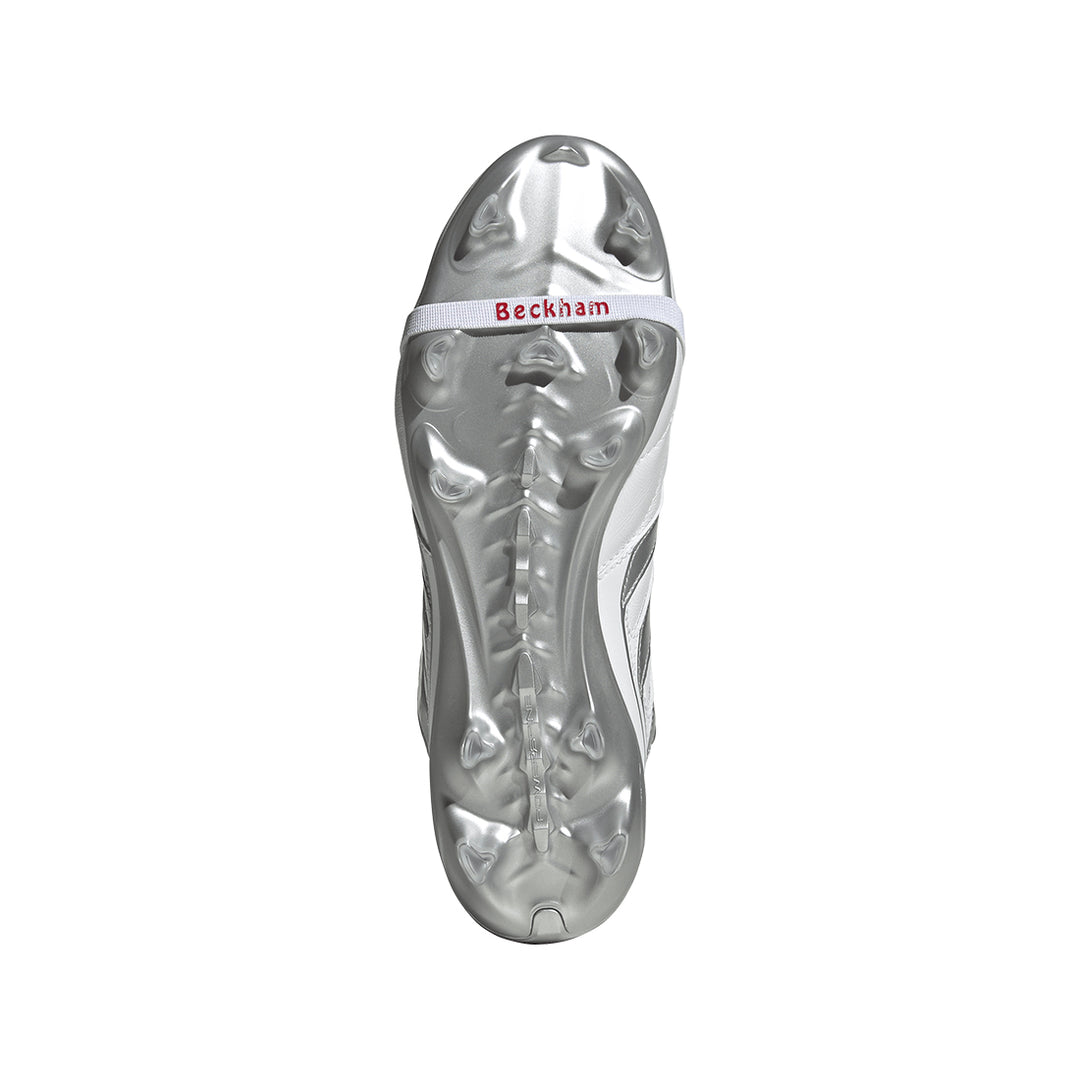 Predator Precision FG DB - White / Silver Metallic / Vivid Red