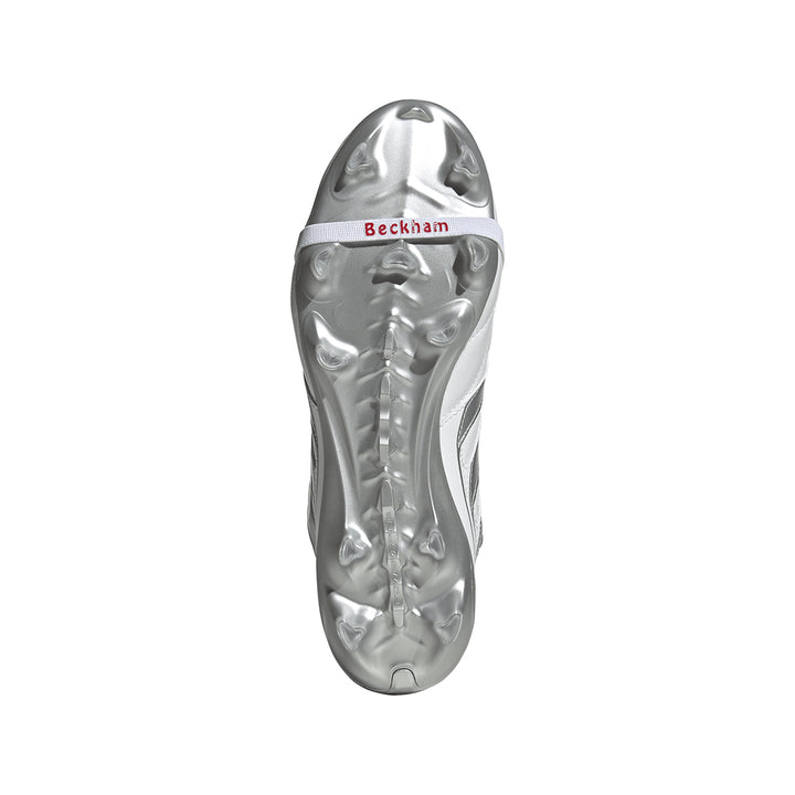 Predator Precision FG DB - White / Silver Metallic / Vivid Red