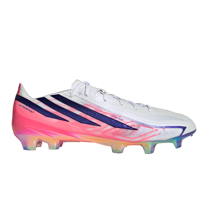 F50 Hyperfast Elite FG - White / Solar Purple / Solar Turbo