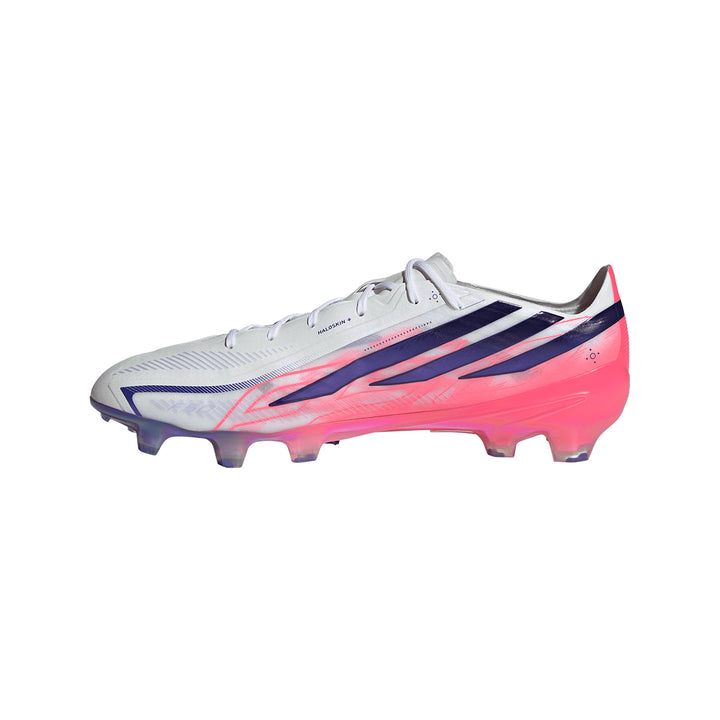 F50 Hyperfast Elite FG - White / Solar Purple / Solar Turbo