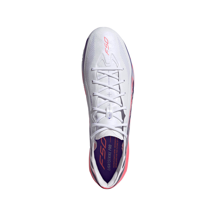 F50 Hyperfast Elite FG - White / Solar Purple / Solar Turbo