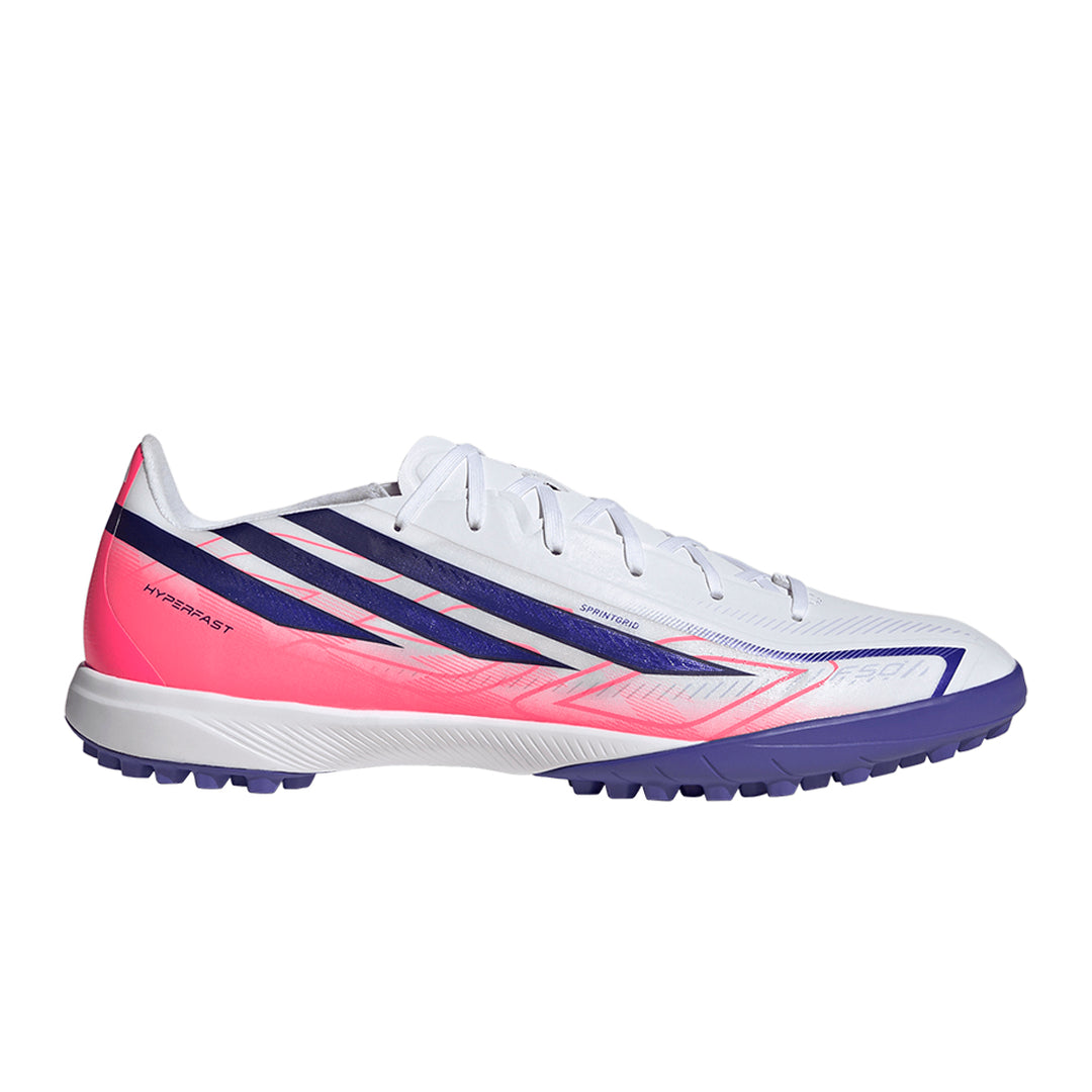 F50 League TF - White / Solar Purple / Solar Turbo
