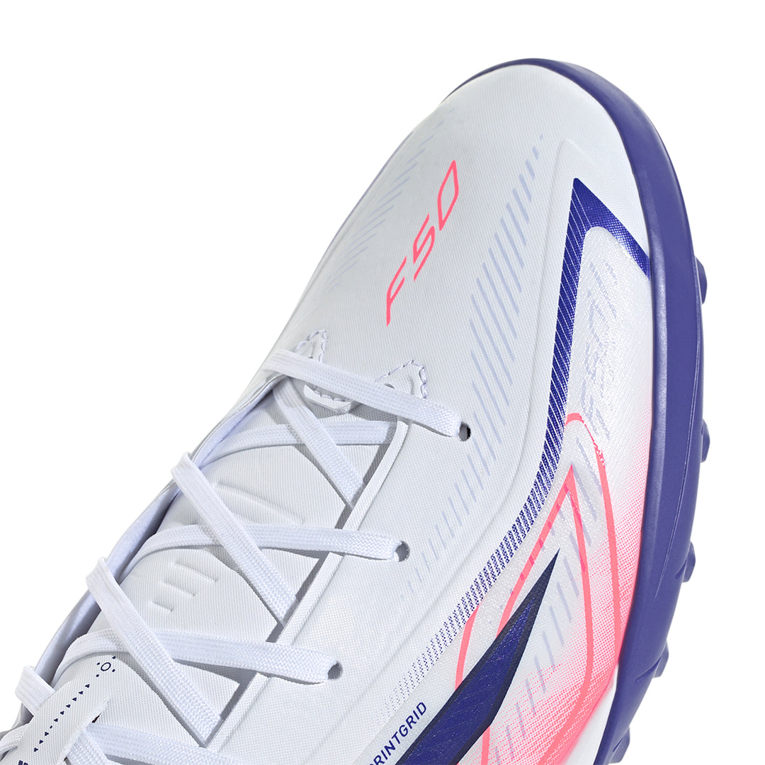 F50 League TF - White / Solar Purple / Solar Turbo