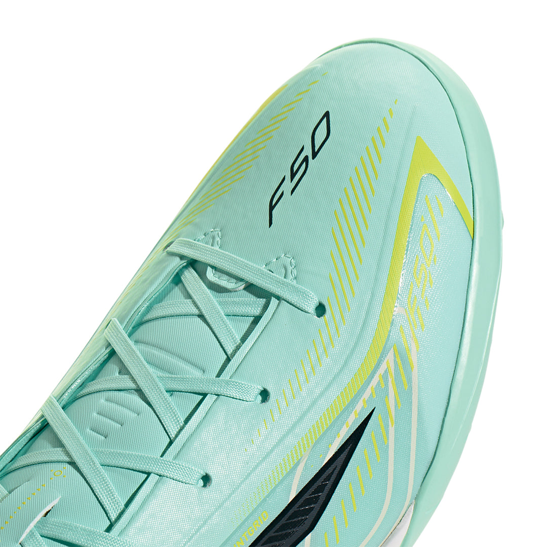 F50 Hyperfast League TF - Pulse Mint / Night Navy / Solar Lemon
