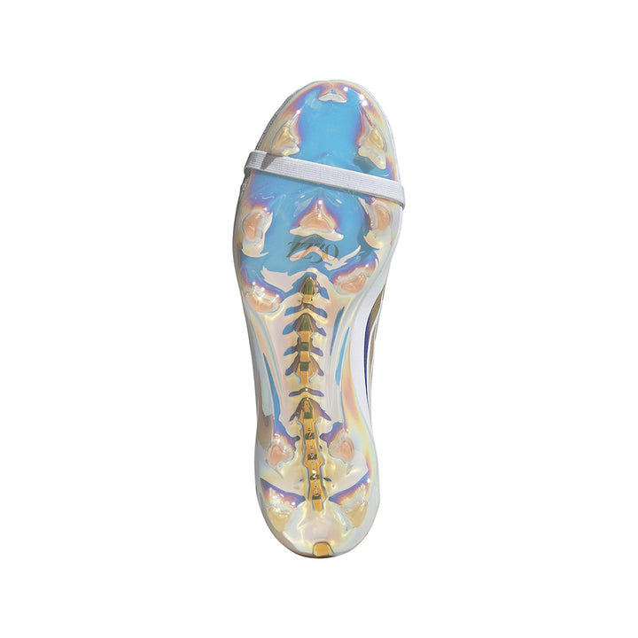 Predator Elite Fold Over Tongue Zidane FG - White / White / Gold Mettalic