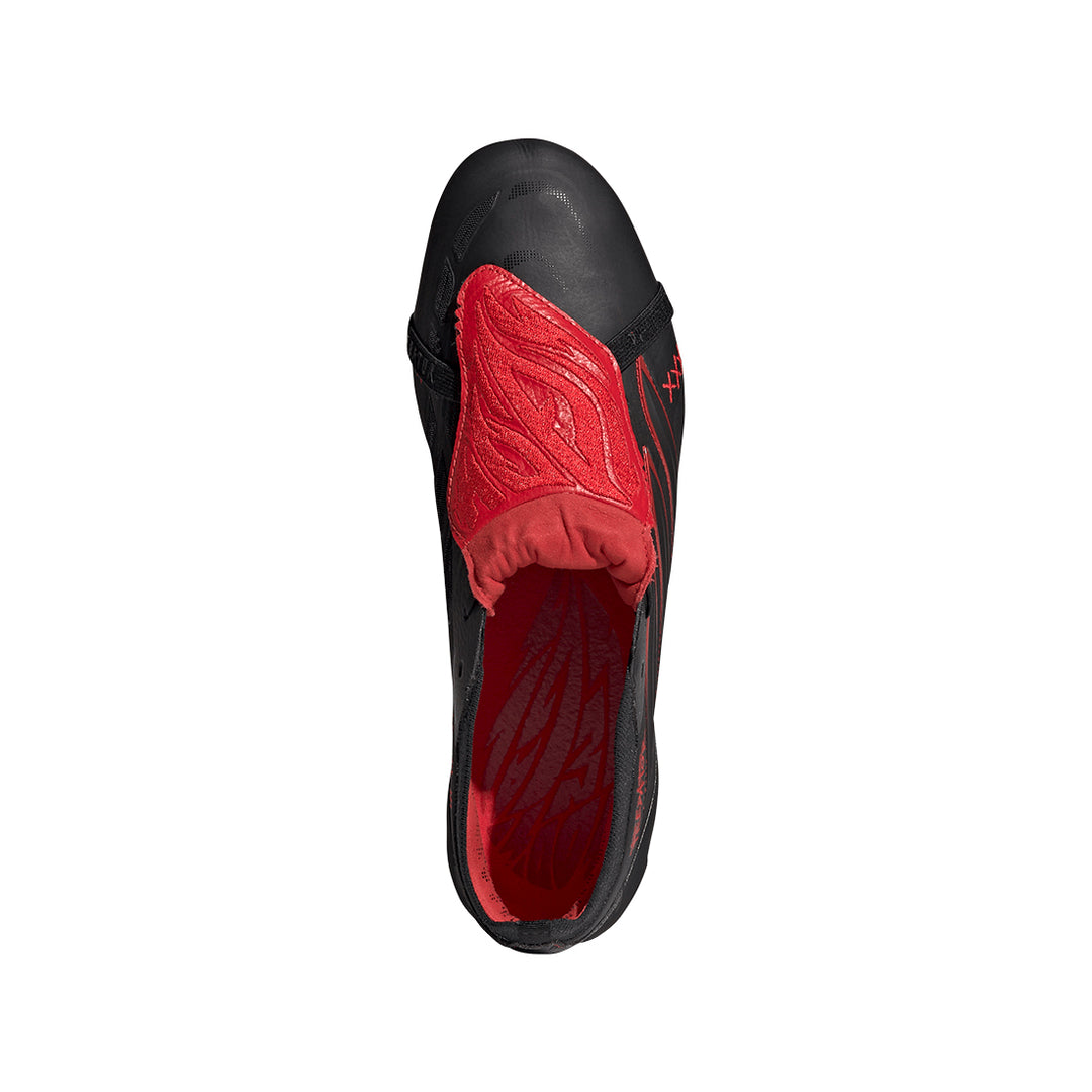 Predator Elite L-Tech Fold Over Tongue FG - Core Black / Core Blac / Vivid Red