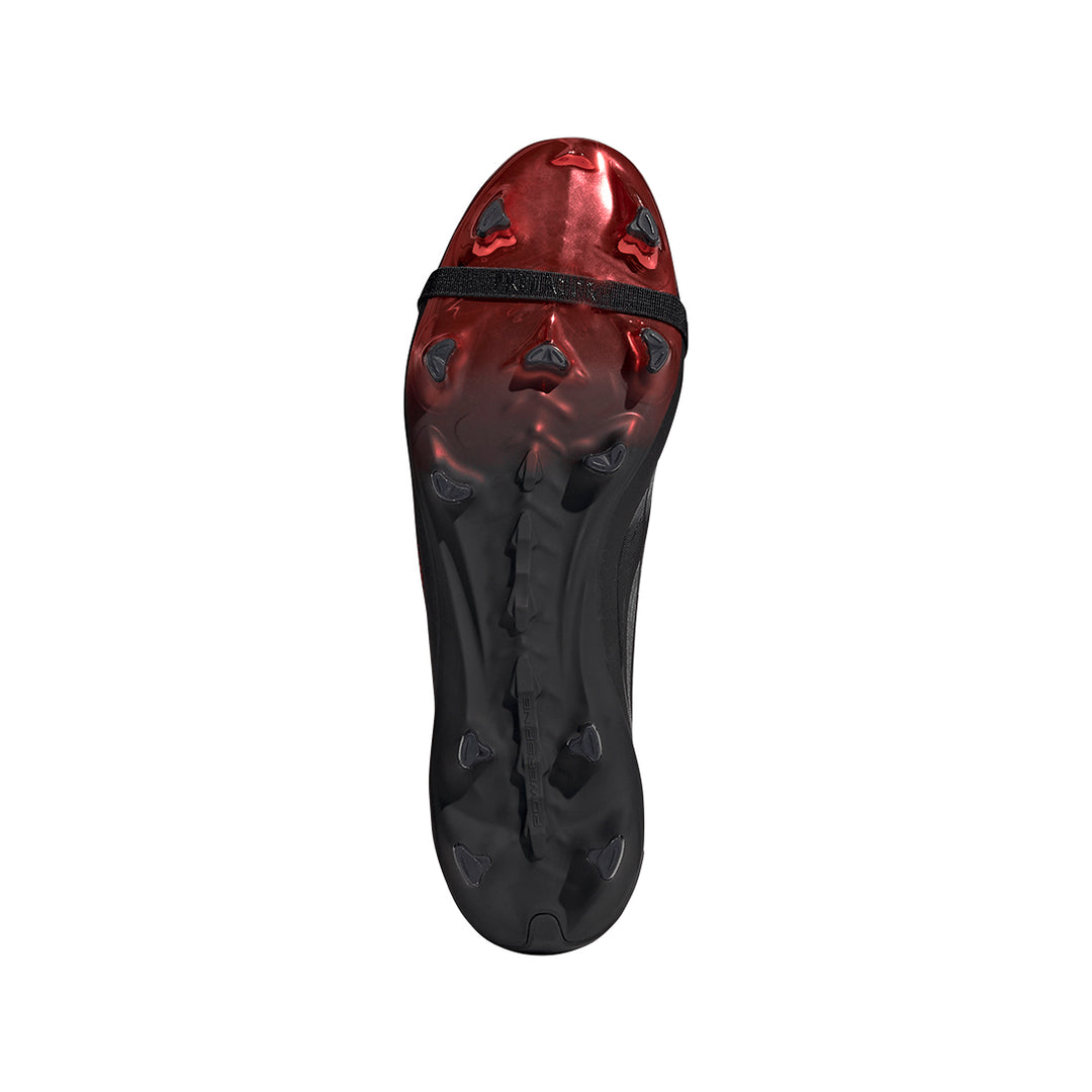 Predator Elite L-Tech Fold Over Tongue FG - Core Black / Core Blac / Vivid Red