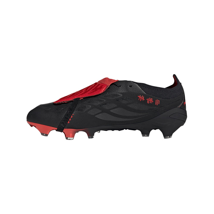 Predator Elite L-Tech Fold Over Tongue FG - Core Black / Core Blac / Vivid Red
