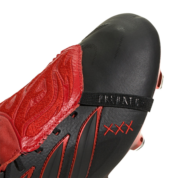 Predator Elite L-Tech Fold Over Tongue FG - Core Black / Core Blac / Vivid Red