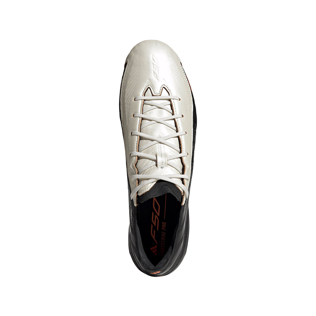 F50 Elite Hyperfast FG L - Tech - Zero Metallic / Core Black / Solar Orange