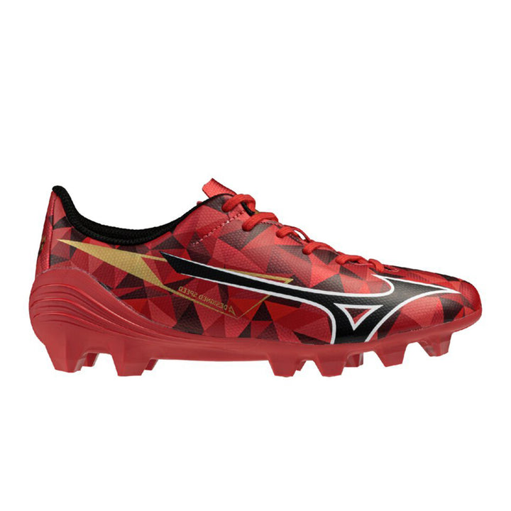 Mizuno Alpha II Select Jr(C) FG - Red/Black/Gold
