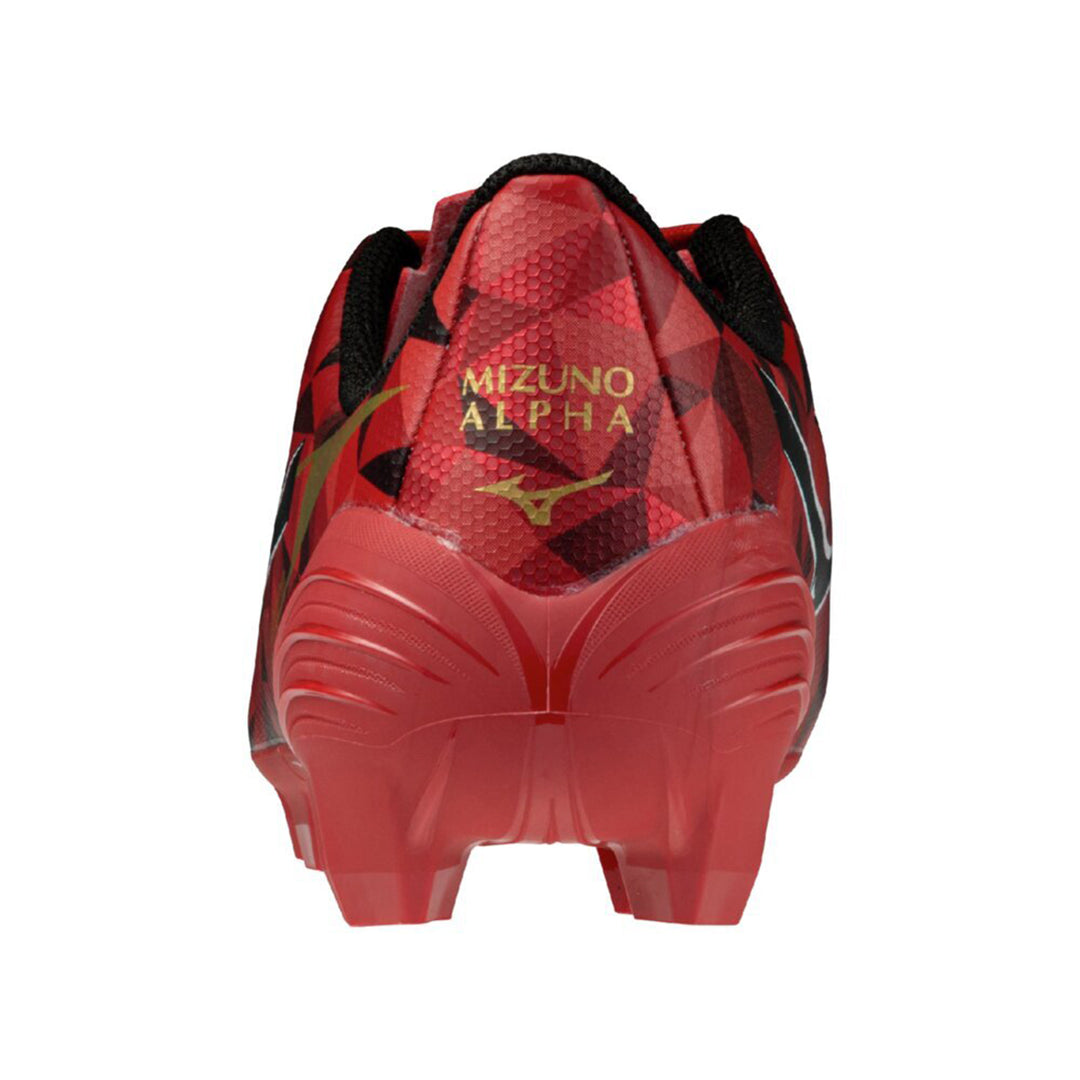 Mizuno Alpha II Select Jr(C) FG - Red/Black/Gold