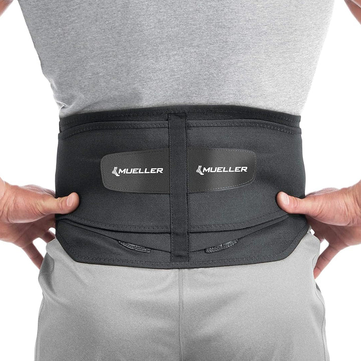 Mueller Back Brace W/ Removable Pad - Black