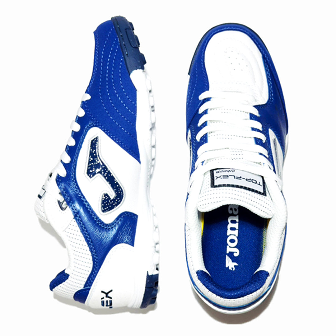 Top Flex 2534 Turf - White/Royal Blue