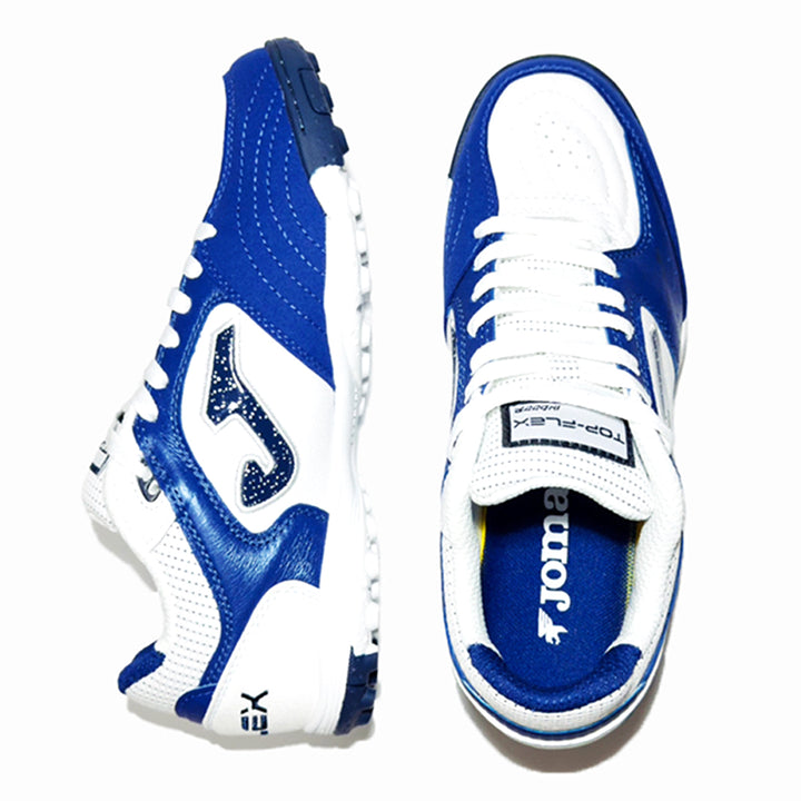 Top Flex 2534 Turf - White/Royal Blue